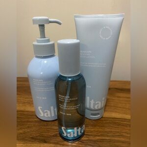 Saltaire Seascape Body Wash, Body and Hair Mist, and Body Lotion- Blue and White